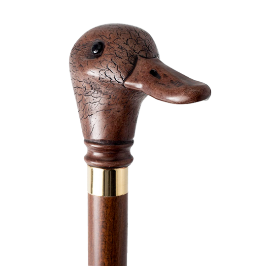 Canne de collection tête de canard