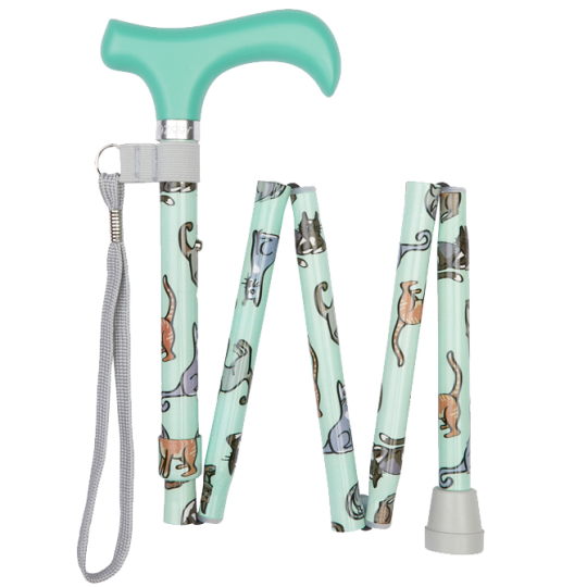 Faltbarer Gehstock Mini Cats