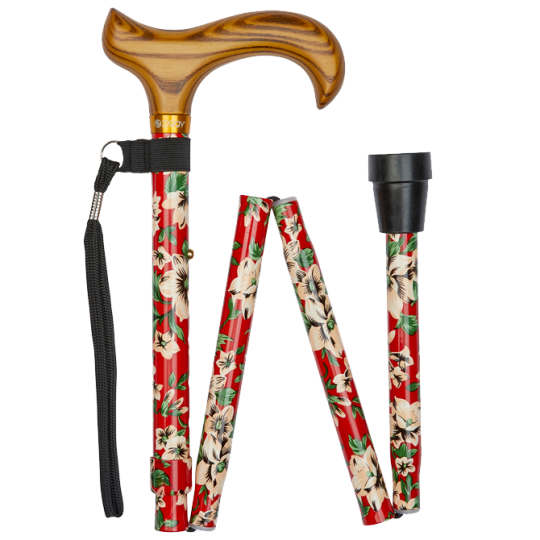 Eleganter Faltstock William Morris – Kunstvoll & funktional
