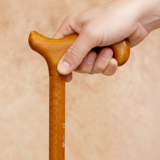 Gastrock Gehstock aus Buchenholz – Hauptansicht