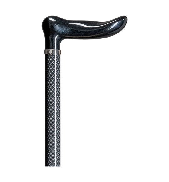 Ergo-Dynamik – anatomischer Carbon-Gehstock – Griff freigestellt