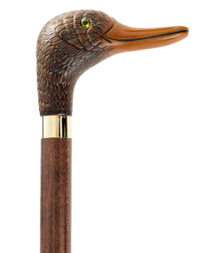 canne tête de canard