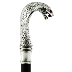 Canne de marche luxe cobra