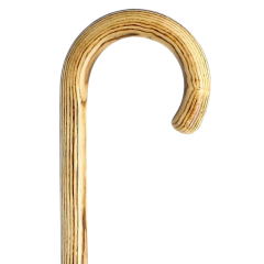 Flambierter Eschenholz-Spazierstock – Stabilität, Leichtigkeit und natürliche Eleganz

