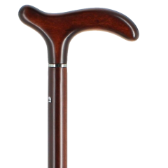 Fayet-Spazierstock aus getöntem Ahornholz – Leicht, elegant und in Frankreich gefertigt

