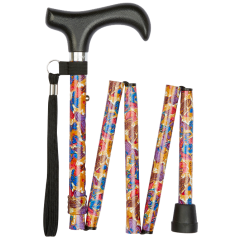 Faltbarer Spazierstock Mini Schmetterlinge