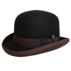 Klassischer Bowlerhut aus 100% Wolle – Dasmarca Eleganz & britischer Stil
