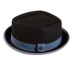 Porkpie-Hut aus 100% Wollfilz Dasmarca – Klassisch & luxuriös
