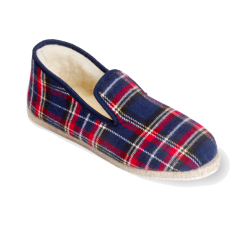 Charentaises Rondinaud Marine Karomuster