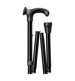 Orthopädischer Faltstock Gastrock – höhenverstellbar – gefaltete Ansicht, freigestellt