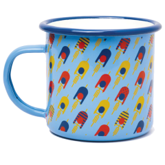 Fahrrad Emaille-Becher