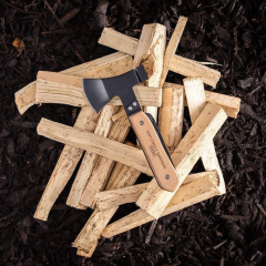 Multifunktionswerkzeug Camping 10-in-1 – Buchenholzgriff – Outdoor & Survival
