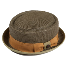 Porkpie-Hut aus Papier Dasmarca – Modell 2 – Leicht & elegant
