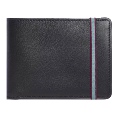 Carré Royal Portemonnaie Schwarz – Taurillon Leder – Hergestellt in Frankreich
