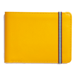 Carré Royal Geldbörse Gelb – Taurillon Leder – Hergestellt in Frankreich
