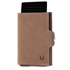 NAGA Slim Wallet – RFID Schutz – Echtleder & Aluminium – Kompaktes Design
