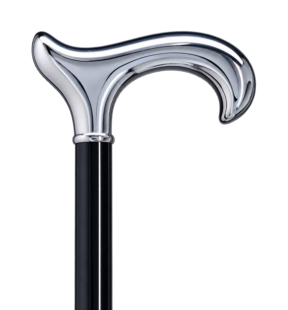 Ergonomique Gastrock – Gehstock mit Chrom-Derbygriff