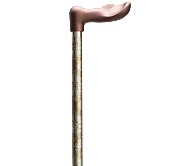 Gehstock orthopädisch höhenverstellbar mit Fischergriff