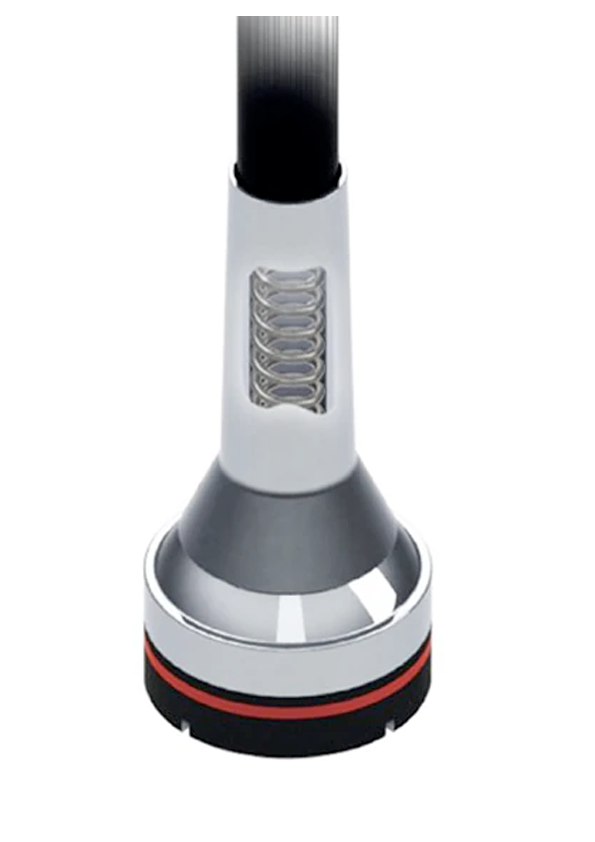 Premium-Gehstock aus Carbon mit drehbarer Spitze